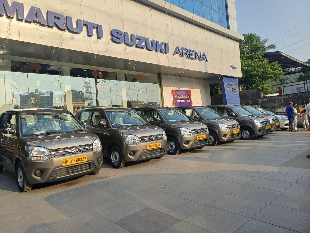 Happy customer with new car